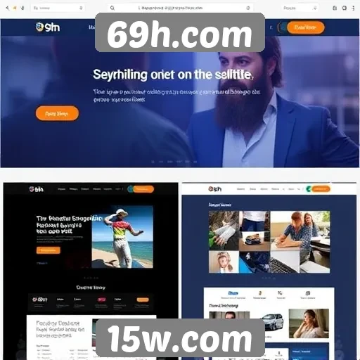 Evolução do design do site 69h.com